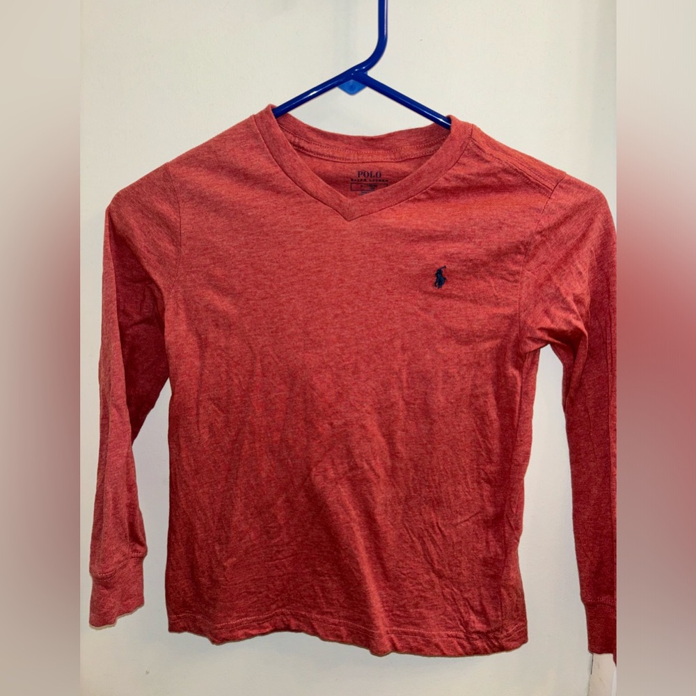 Red Polo Ralph Lauren Long Sleeve